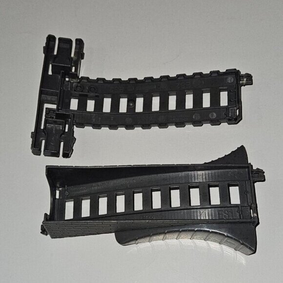 32 Thomas Trackmaster Gray Train Track Lot Mixed Straight Curved Switch End - Picture 7 of 12